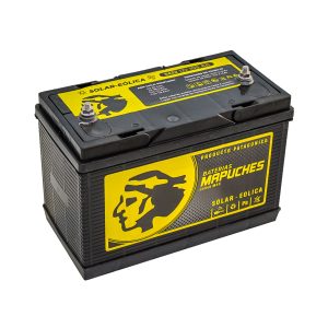 Batería AGM 12V 105Ah ciclo profundo para energía solar – vista diagonal