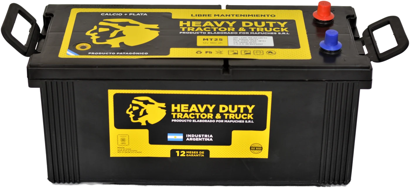 Batería Mapuches Heavy Duty para camión y maquinaria