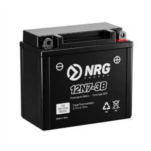 Batería de moto NRG 12N7-3B 12V 7Ah AGM, positivo a la derecha